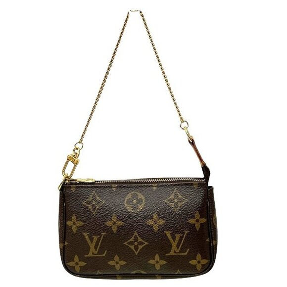 LOUIS VUITTON Brown Monogram Pouch - Picture 1 of 9